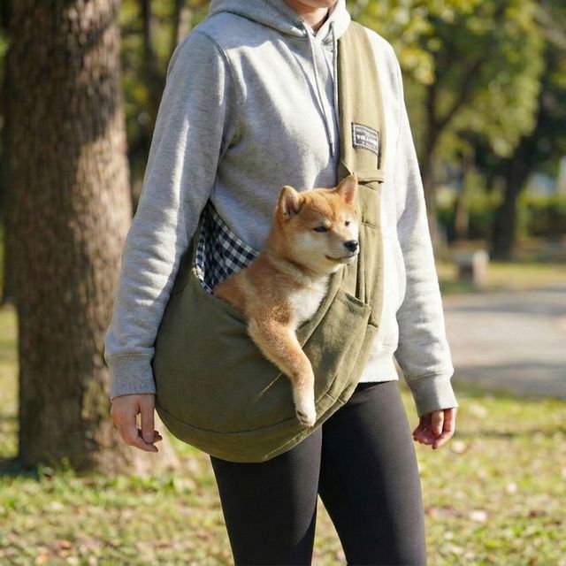 강아지 고양이 이동 가방 포대기 애견 슬링백