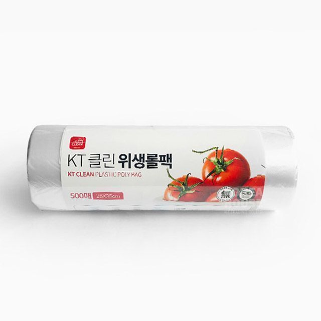 위생 롤팩 KT클린 500매 - 미술놀이 필수 위생용품