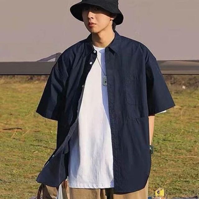 드레스 솔리드 가을 남자셔츠 와이셔츠 캐쥬얼 무지