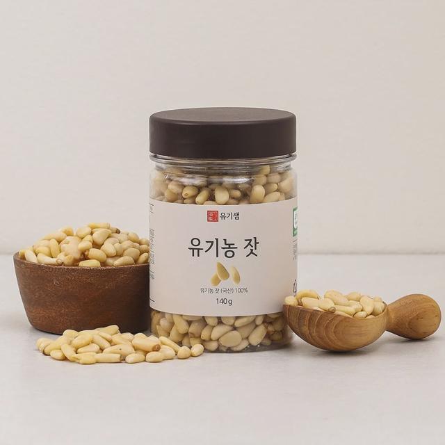 (유기샘) 유기농 잣 140g