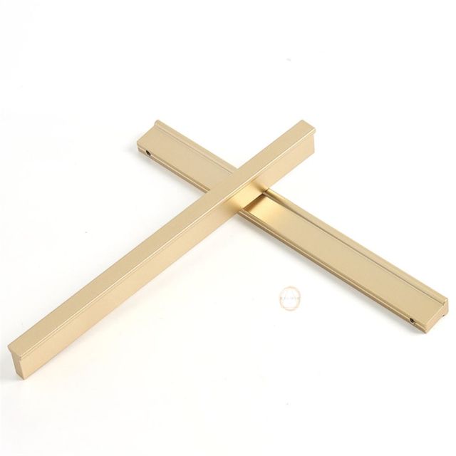 골드 가구손잡이 2p 192mm 수납장손잡이 서랍핸들 서랍장손잡이