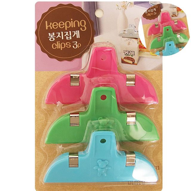 밀봉기계 밀봉클립 봉지집게 3P