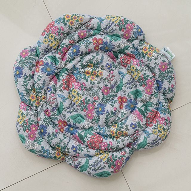 50x50cm 방석 인테리어방석 퀼팅 그레이 논슬립 로즈