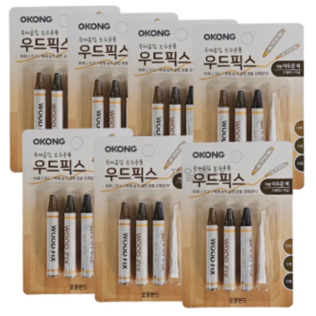 오공 우드픽스 가장어두운색 누구나 쉽게 목재 보수 7개