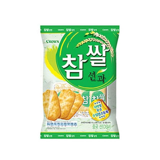 크라운 참쌀 선과 253g 1개 아이 사무실 간식 과자