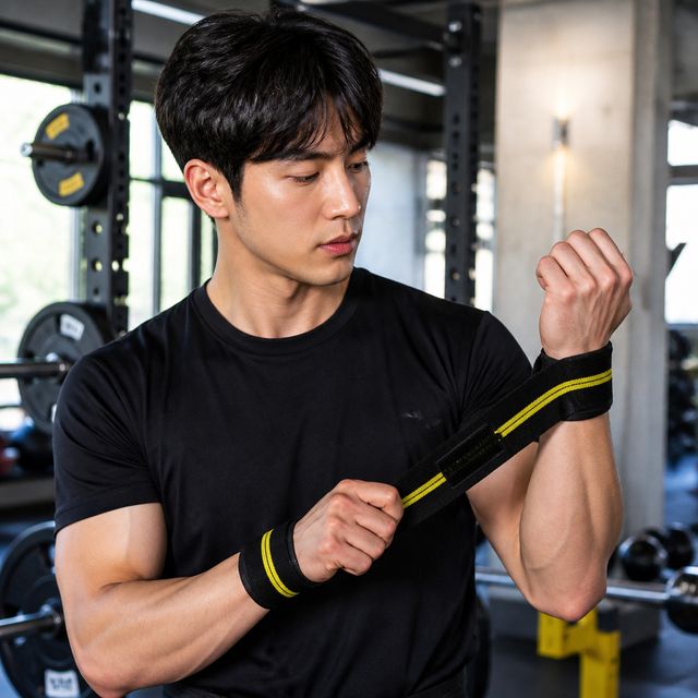 헬스 스트랩 리스트 랩 1쌍 운동용 웨이트 트레이닝