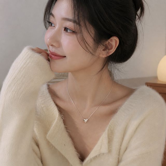 여성 펜던트 하트 목걸이 주얼리 액세서리
