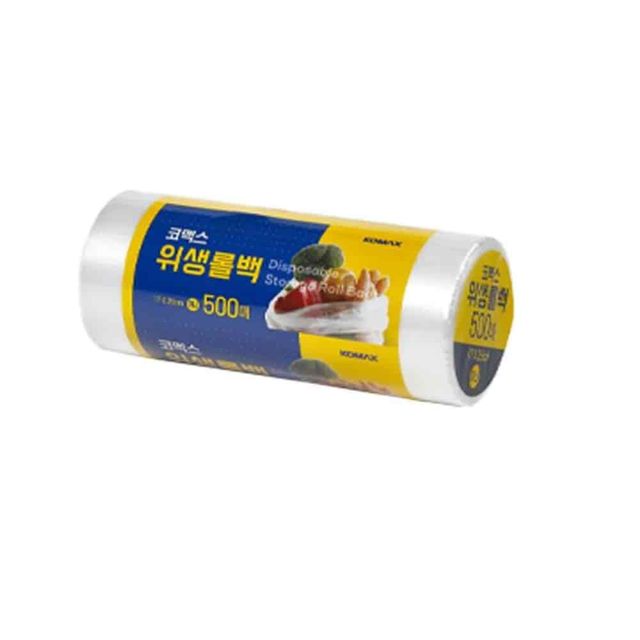 위생롤백 미니 500매 일회용비닐봉지 빵포장 투명봉투 쿠키포장지