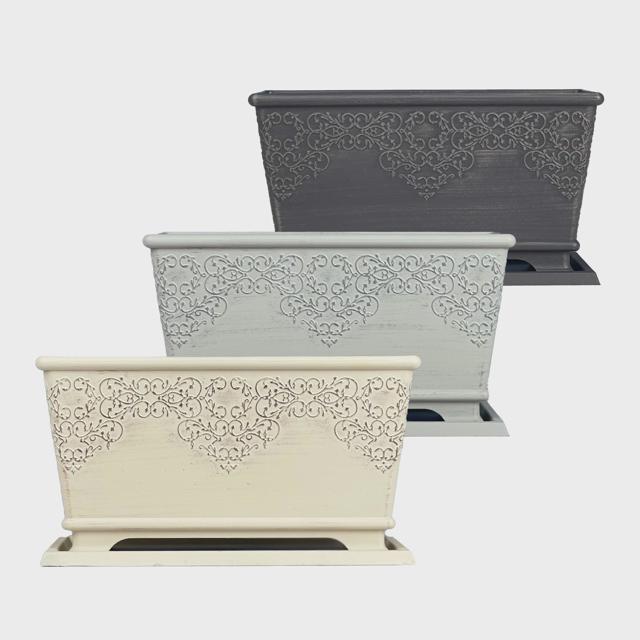 피클레온 엘레강스 스텐딩 사각 화분 32x14x17cm