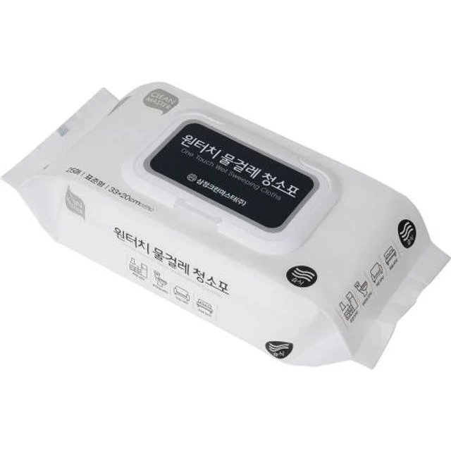 150961 삼정크린물걸레청소포(습식) 1EA 원터치 물걸레 청소포 25매