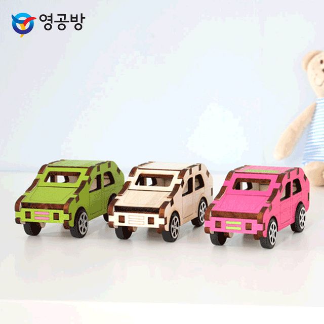 조립키트 목재모형 영공방 만들기 CM875 승용차
