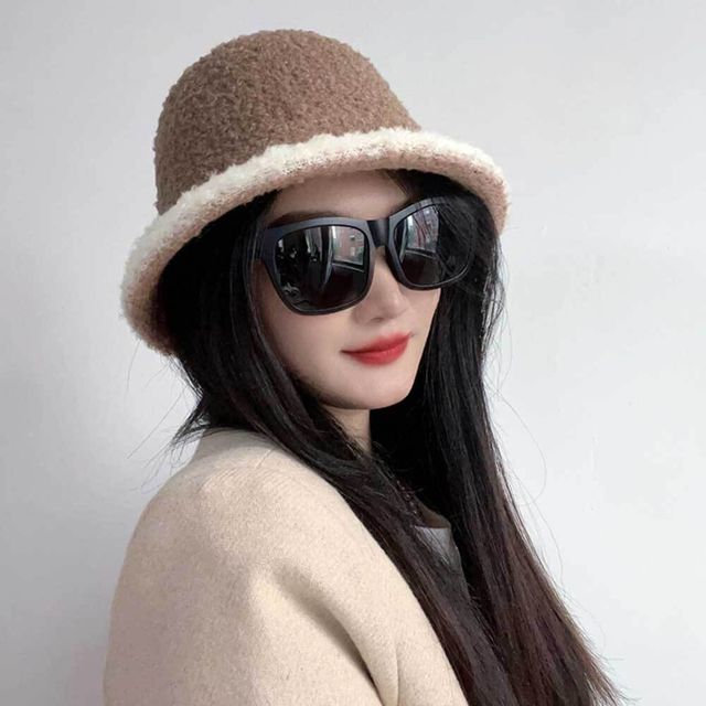 마이 버킷햇 겨울 여성 벙거지 모자