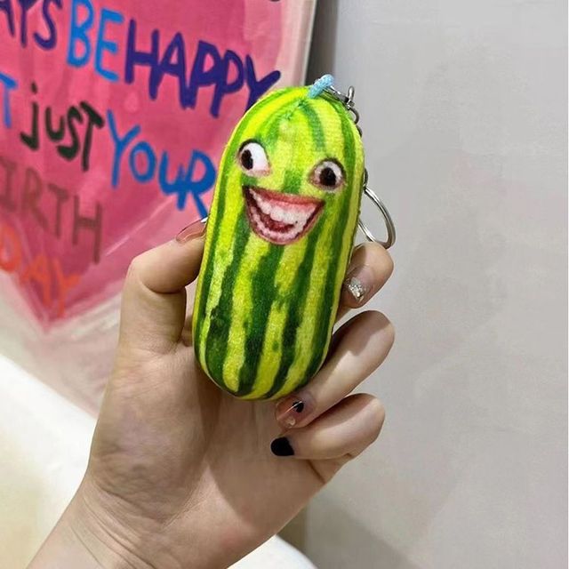 열쇠고리 키링 가방 키홀더 장식 꾸미기 못생긴 오이