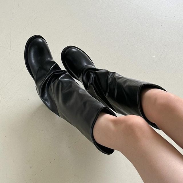 워커 가을신상 봄신발 통굽 겨울 부츠 롱부츠 로우힐