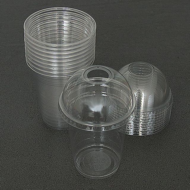 혜명몰 PET 쿨러 아이스컵  14oz 10Set 투명아이스컵 PET아이스컵 투명컵 테이크아웃아이스컵 테이크아웃컵
