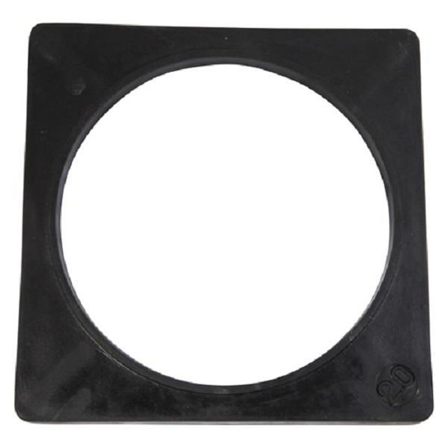 58033 고무받침대 372x372mm 2kg 핸드카트 운반용 완충패드