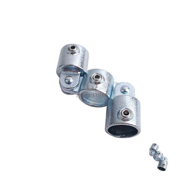 pvc파이프클램프 배관용자재 파이프클램프 40A-48.3mm 실버