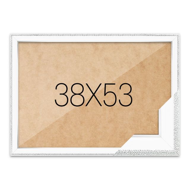퍼즐액자 38x53 고급형 슬림 앤틱화이트