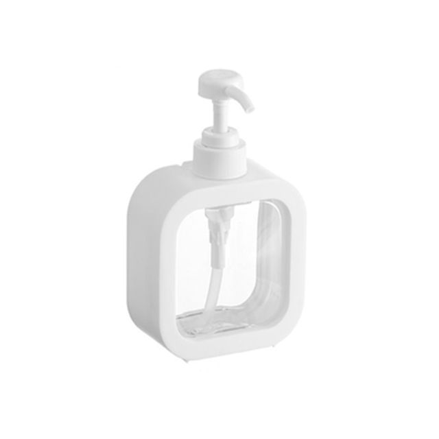 큐브 샴푸 리필통 300ml 욕실 디스펜서 리필 용기