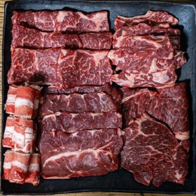 혜명몰 소고기 세트 1.2kg 살치살 갈비살 부채살 등심 우삼겹 소고기1.2KG 미국산소고기 냉동소고기 소고기