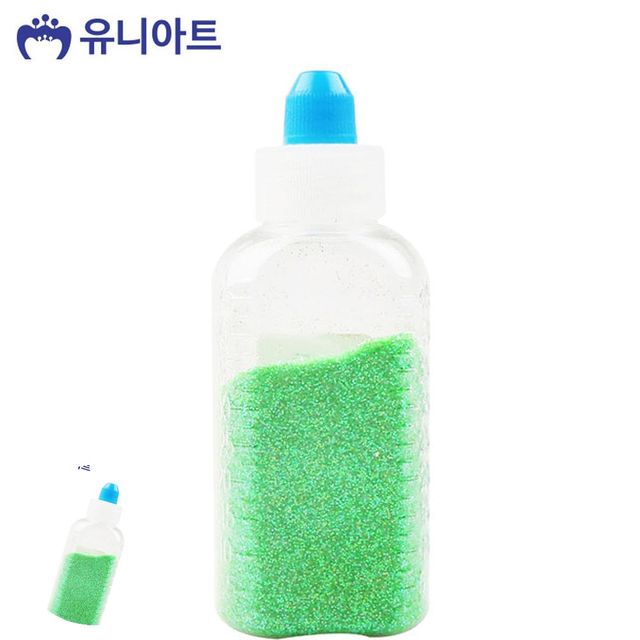 반짝이가루 슬라임반짝이가루 레인보우 반짝이 가루 연두