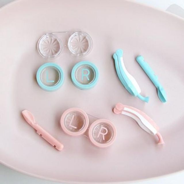 렌즈흡착기 콘택트 서클핀셋 고급 케이스 G