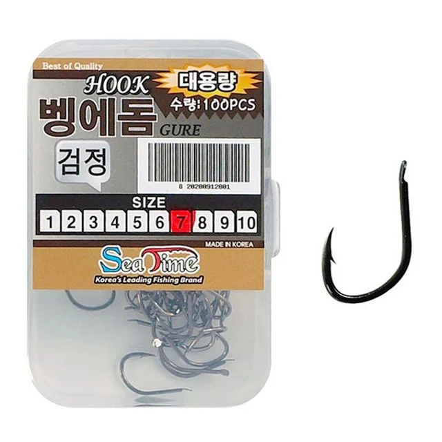 씨타임 국산 벵에돔바늘 벌크 대용량 바다 낚시 바늘