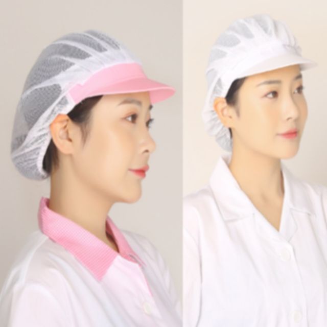 주방 조리 작업 용 위생 모자 전체 망사 1p 요리 남자 사 천 공장모
