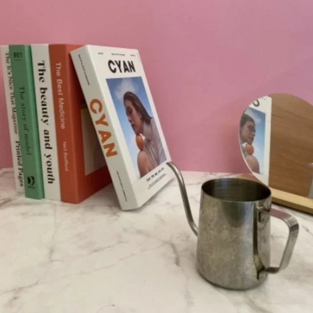 가짜책 장식 노랑 인테리어책