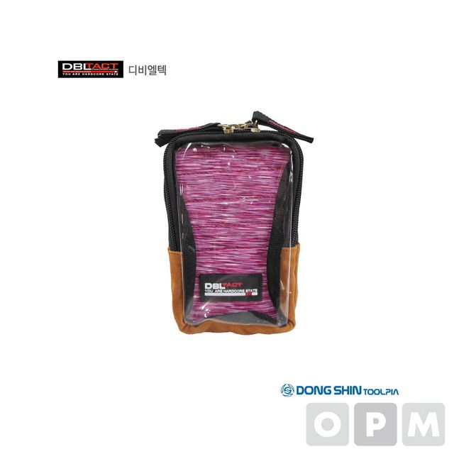 파우치 클리어커버(스판) MSK05-KR 자주색 155x95x30mm - 투명 커버로 내용물 확인 용이