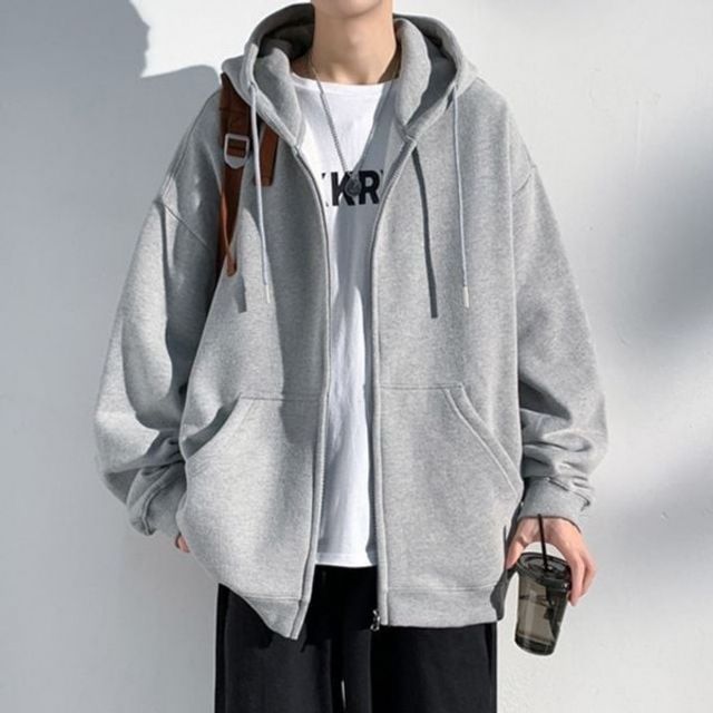 후드티 지퍼 지퍼 오버핏후드 편한 루즈핏 데일리후드 후드집업