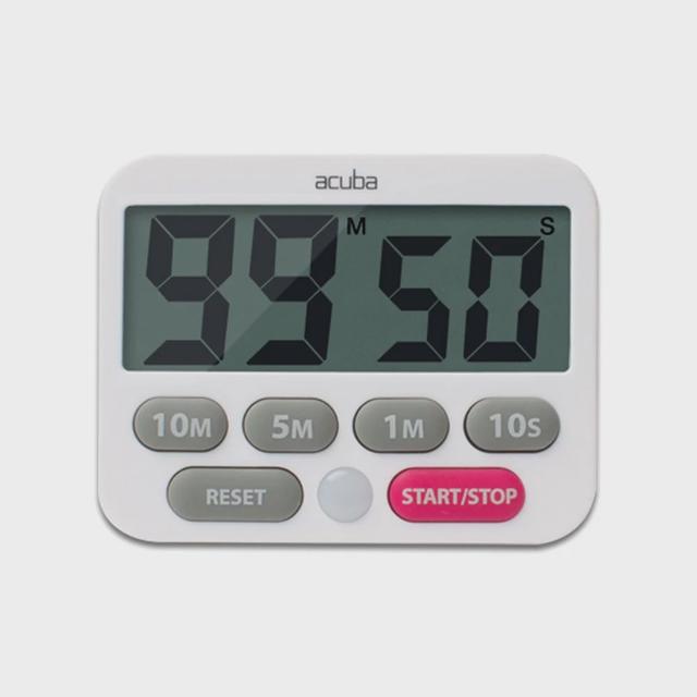 90데시벨 큰 알람소리 쿠킹타이머 주방타이머 화이트