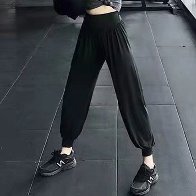헬스 요가 여성 조거 트레이닝 밴딩 하렘팬츠 바지