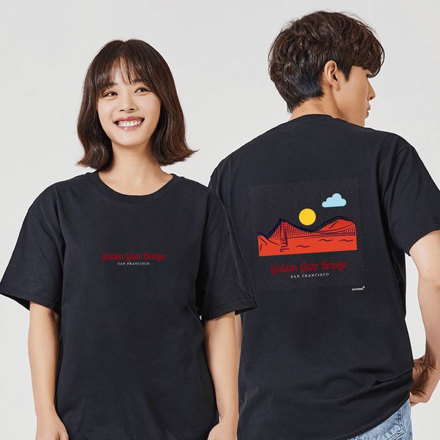 키밍 Golden Gate Bridge 여름반팔티 여행 스타일링 팁