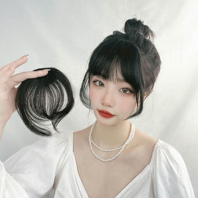 헤어피스 뱅 앞머리 가발 탑커버 붙임 소품 붙임가발 패션소품