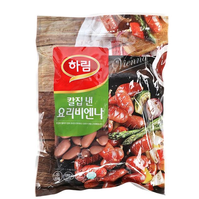 하림 비엔나 소시지 칼집 낸 비엔나 아이반찬 1kg
