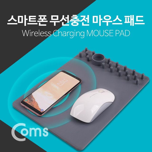TBZ Coms 마우스 패드(스마트폰 무선충전) 충전패드 마이크로 5핀 멀티 패드 IF156