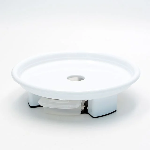 서랍식 물받이 원형 화분받침대 18cm