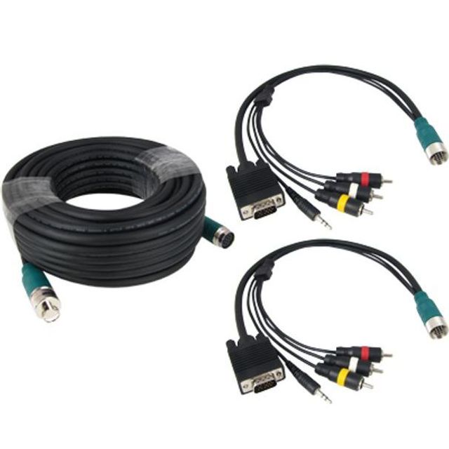 3RCA RGB 21m 분리 배관용 or 스테레오 단자 케이블