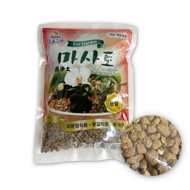 초록스타 마사토 중립 1.2L 분갈이흙 다육이 원예