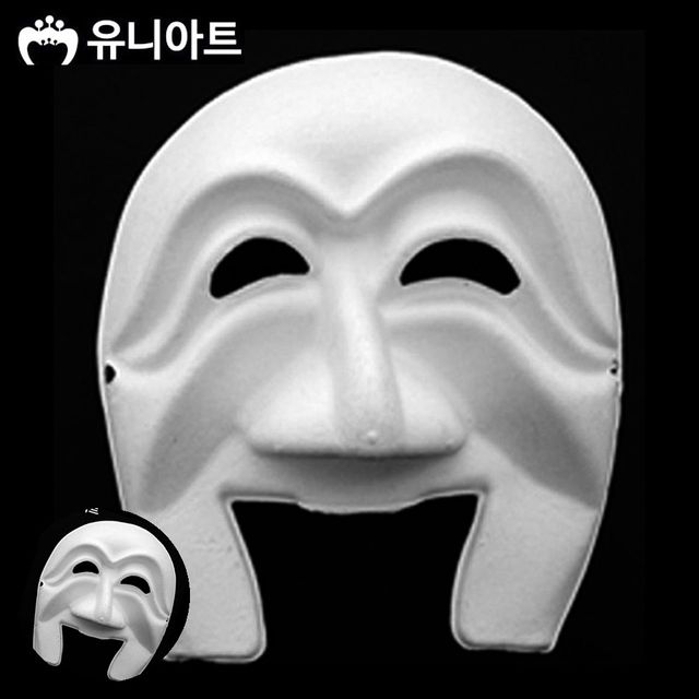 여자가면 귀여운가면 이매탈 종이탈 반가면 4개입