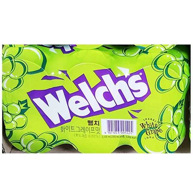 웰치스 청포도 음료 355ml X24병 대량 구매 식재료