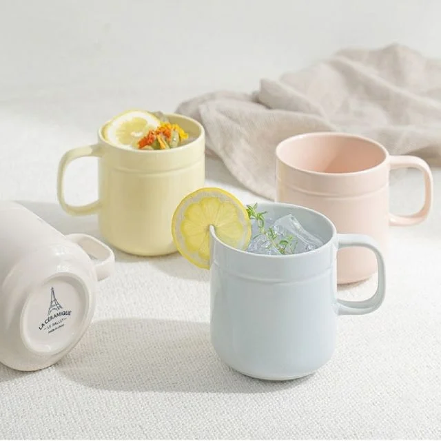 뭉툭 머그잔 티머그 380ml 카페용 홈카페 답례품 머그