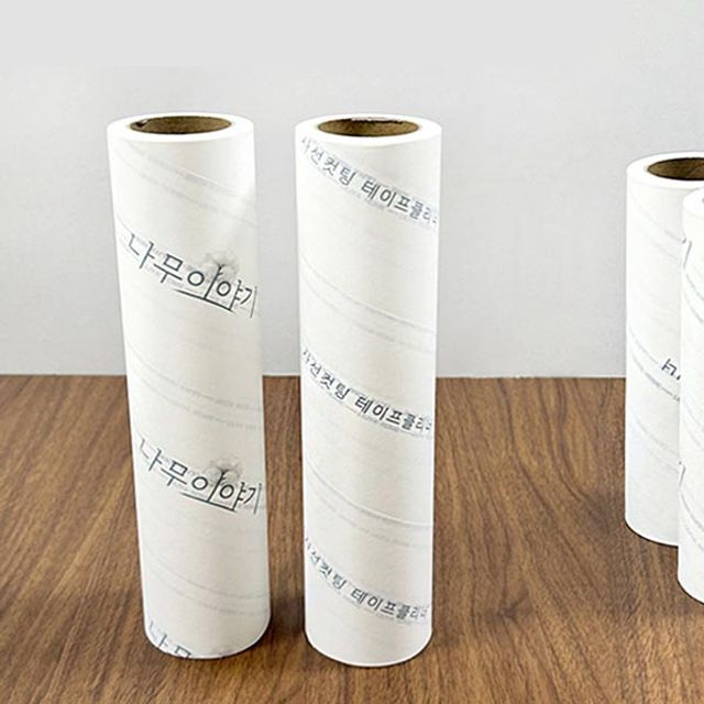 와이드 90회 2p 테이프클리너 사선컷팅 24cm 리필