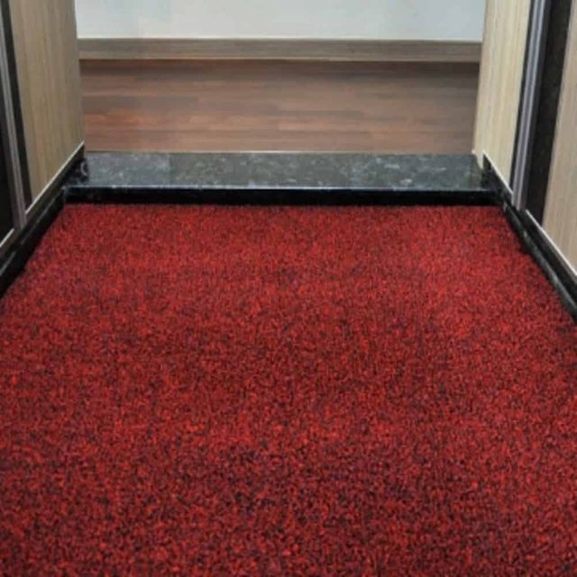 매트120X180블랙레드 바닥매트 코일매트 현관코일매트