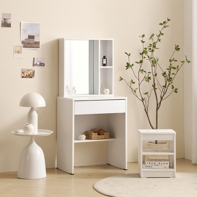 F41540 입식 수납화장대 세트 600 3colors
