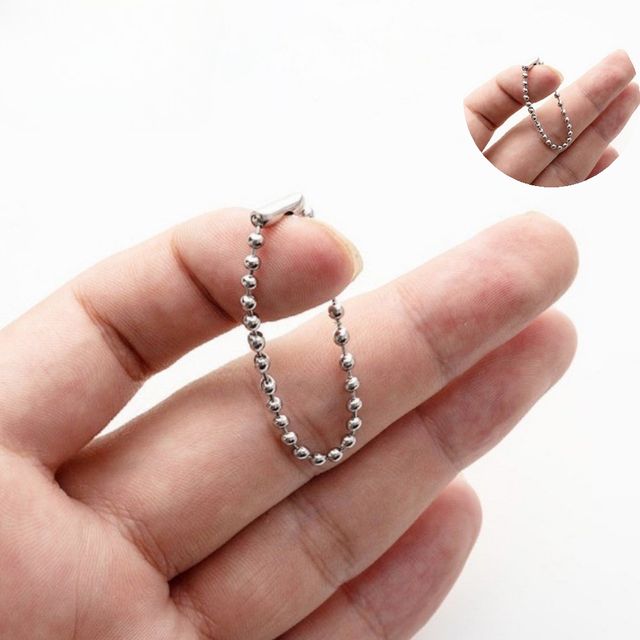 핸드폰고리줄 군번줄체인 메탈 체인 8cm