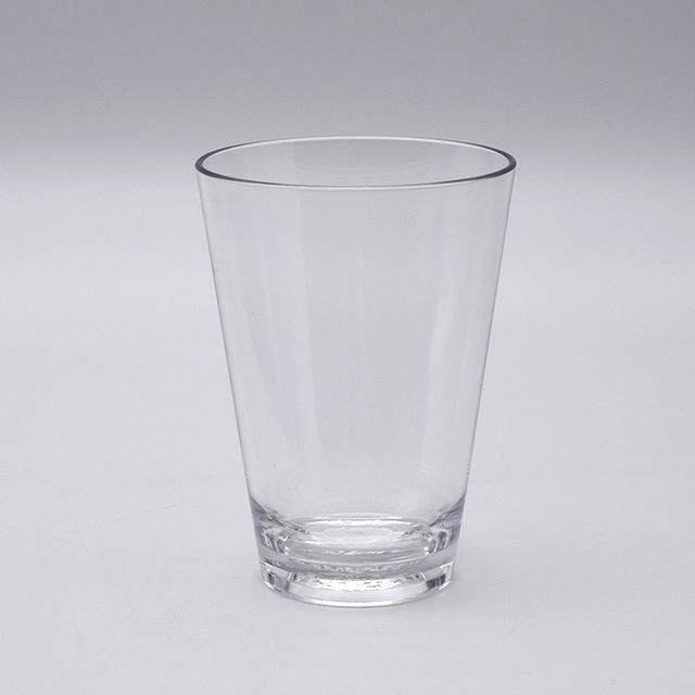 국산 업소용 피씨컵 PC컵 / 330ml 라운드 투명