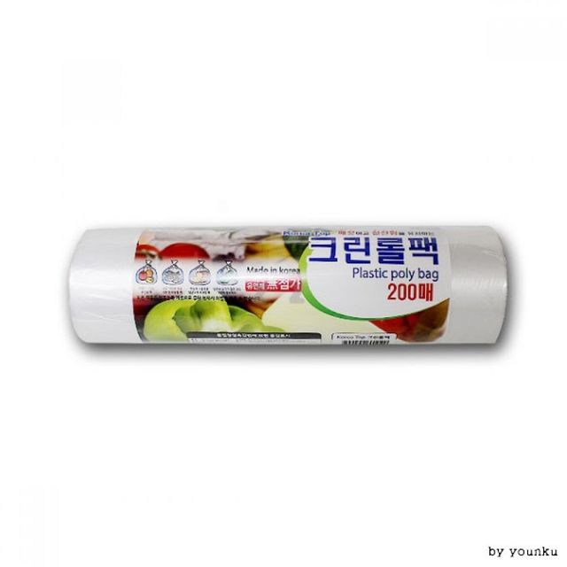 크린롤팩 200매 위생백 청소 롤팩