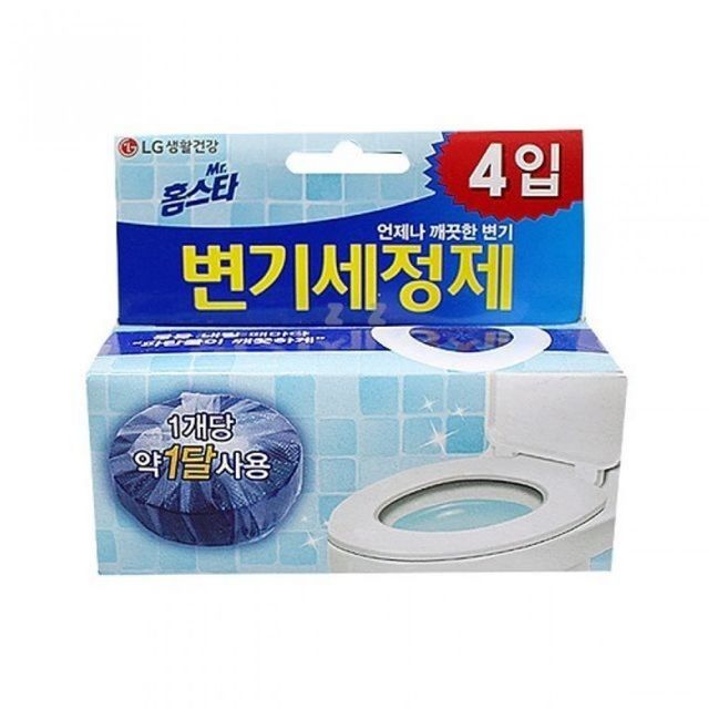 변기세정제 4개입, 1개월 사용분 화장실 청소용